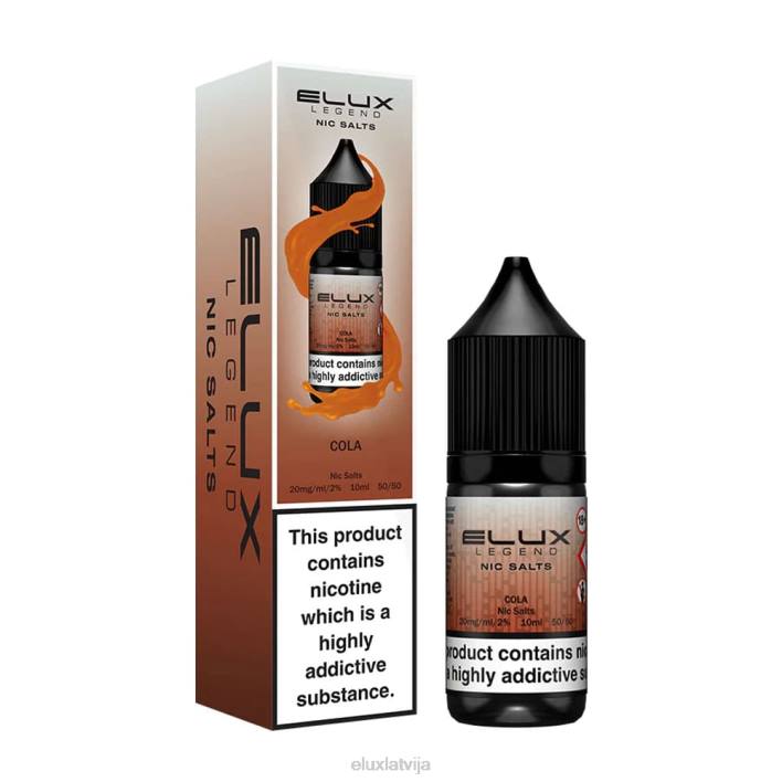 Elux Legend niķa sāls 10 ml kola Elux Vape Near Me 62VR41