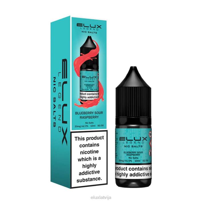 Elux Legend niķa sāls 10 ml nic sāls melleņu skābo aveņu 10ml Elux Reviews Vape 62VR42