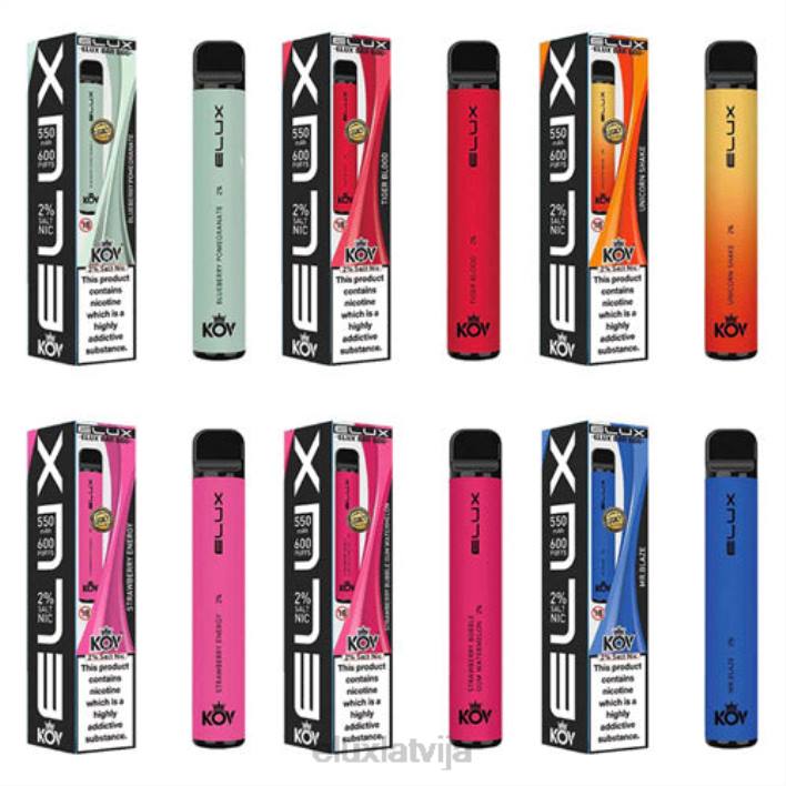Elux Bar mantotās sērijas vienreizējās lietošanas vape citronu rybna Elux Vape Price 62VR10