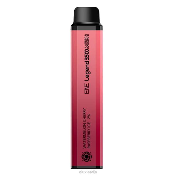 Elux ENE Legend 3500 acu vienreizējās lietošanas vape arbūzu ķiršu aveņu ledus Elux Riga 62VR145