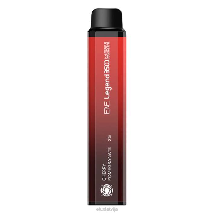 Elux ENE Legend 3500 acu vienreizējās lietošanas vape ķiršu granātābols Elux Vape Latvija 62VR136