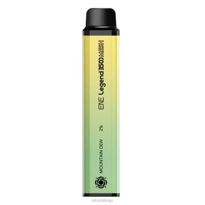 Elux ENE Legend 3500 acu vienreizējās lietošanas vape kalnu Rasa Elux Vape Flavours 62VR139