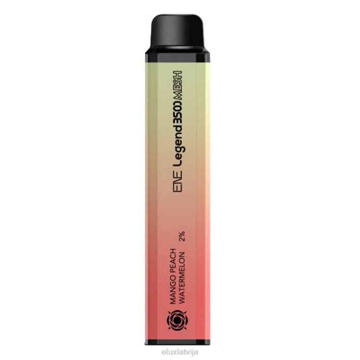 Elux ENE Legend 3500 acu vienreizējās lietošanas vape mango persiku arbūzs Elux Latvija 62VR144