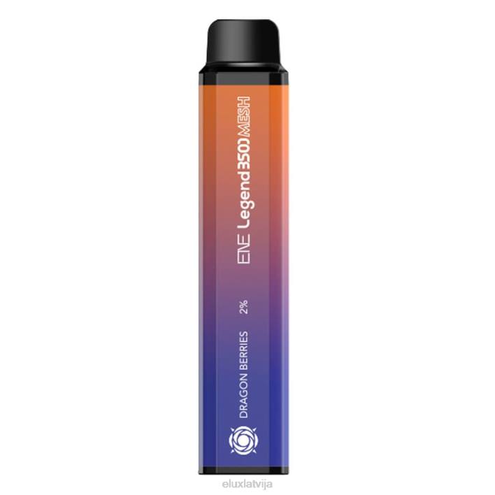 Elux ENE Legend 3500 acu vienreizējās lietošanas vape pūķa ogas Elux Vape Review 62VR138