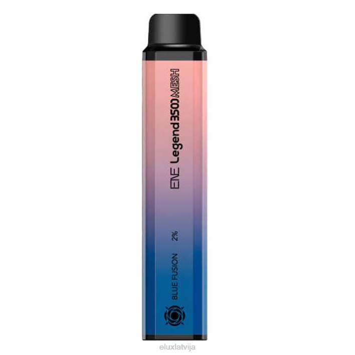Elux ENE Legend 3500 acu vienreizējās lietošanas vape zilā saplūšana Elux Latvija 62VR134
