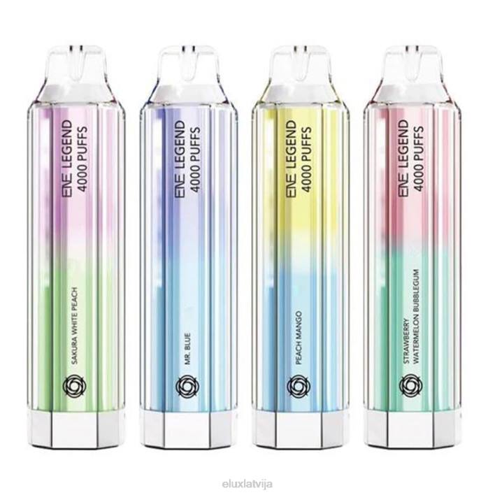 Elux ENE Legend 4000 uzpūtienu vienreizējās lietošanas vape irn bārs Elux Vape Review 62VR148