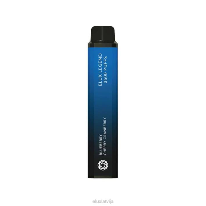 Elux Legend 3500 uzpūtienu vienreizējās lietošanas vape melleņu ķiršu dzērvenes Elux Vape Latvija 62VR36