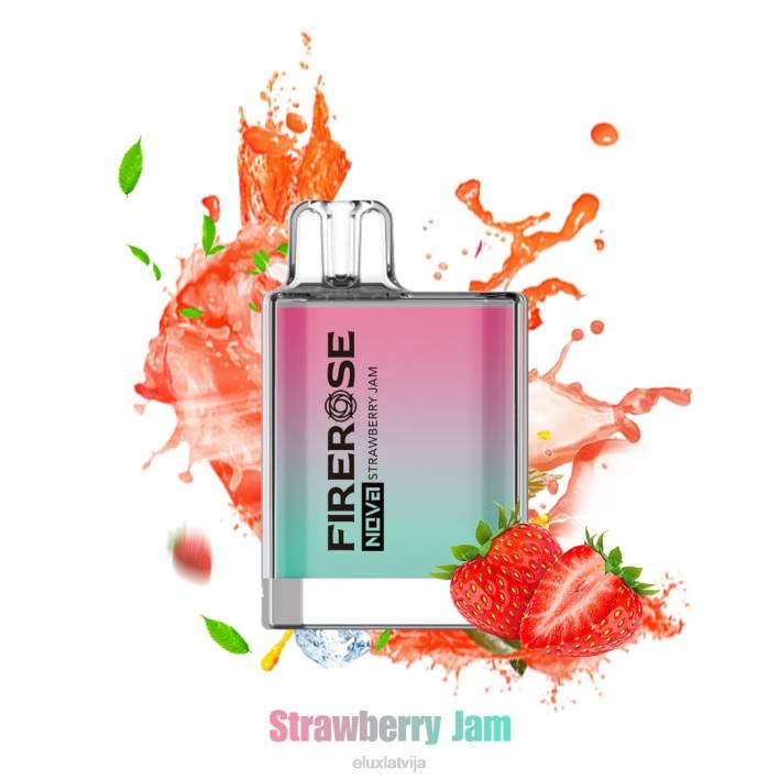 Elux Firerose Nova 600 uzpūtienu vienreizējās lietošanas vape zemeņu džems Elux Amazon Latvija 62VR113